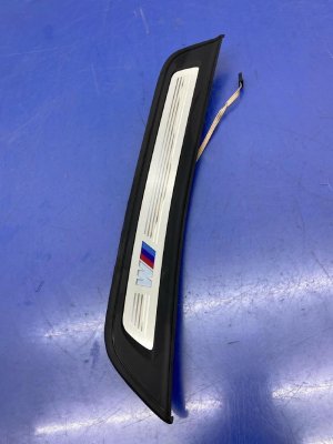2017-2023 BMW 530i Illuminated M-Logo Door Sill Entry Plate - Rear (Used OEM)