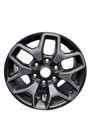 2021-2025 Ford Bronco Gray 17-Inch Double Spoke Machined Charcoal Alloy Wheel (Used OEM)
