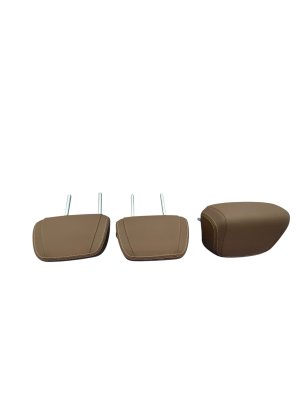 2019-2023 BMW X5 Brown Seat Headrest Set - Rear, Right (Passenger) (Used OEM)