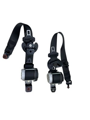 2020-2025 Hyundai Palisade Black 2nd & 3rd Row Seat Belt Retractor Set - Rear, Right (Passenger) (Used OEM)