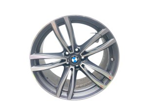 2021-2022 BMW 750i Gray 19x8.5 5 Double-Spoke Machined Alloy Wheel (Used OEM)