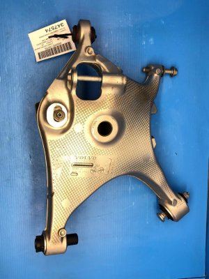 2019-2021 Volvo V60 Lower Spring Seat Control Arm - Rear, Right (Passenger) (Used OEM)