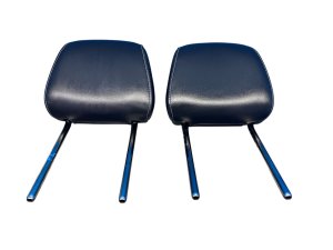 2021-2024 Jeep Grand Cherokee L Black Leatherette Seat Headrest Set - Front, Right (Passenger) (Used OEM)
