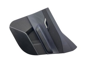2023-2024 Fisker Ocean Blue Door Interior Trim Panel with Window Switch - Rear, Right (Passenger) (Used OEM)