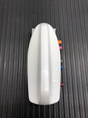 2016-2025 Volvo XC90 Crystal White Roof Mounted Shark Fin AM-FM Radio Antenna Assembly (Used OEM)