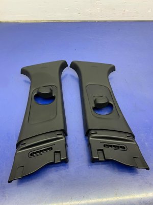 2022-2025 Hyundai Tucson Black Upper B-Pillar Trim Cover Set (Used OEM)