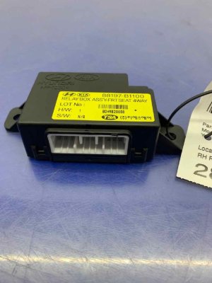 2017-2020 Genesis G80 Seat Control Relay Module - Front, Right (Passenger) (Used OEM)