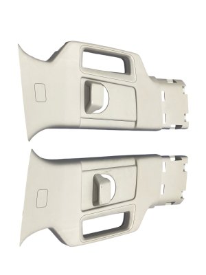 2015-2020 GMC Yukon XL Gray Upper B-Pillar Trim Cover Set (Used OEM)