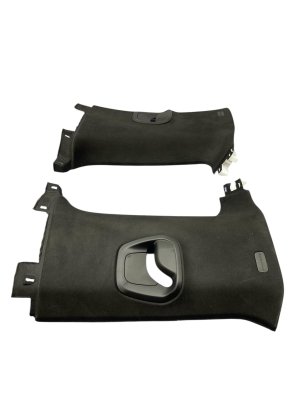 2022-2024 Jeep Grand Wagoneer Black C-Pillar Trim Panel Set with Suede - Rear (Used OEM)