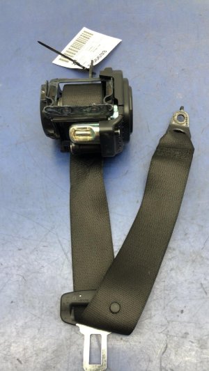 2017-2023 BMW 528i Black Seat Belt Assembly - Rear, Left (Driver) (Used OEM)