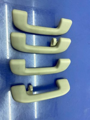 2019-2025 Mazda 3 Gray Front and Rear Interior Grab Bars Set (Used OEM)