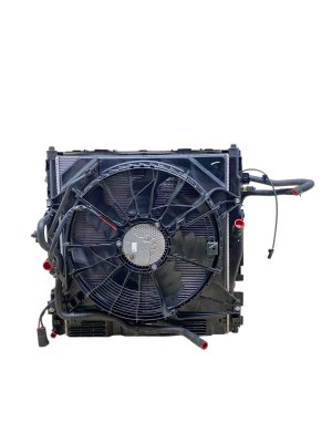2025 Mazda CX-70 Radiator and A/C Condenser Cooling Motor with Active Air Shutter Motors (Used OEM)