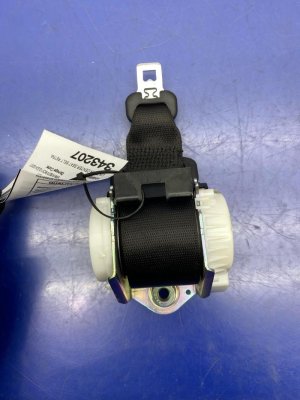 2011-2016 BMW 528i Black Center Seat Belt Assembly - Rear, Left (Driver) (Used OEM)