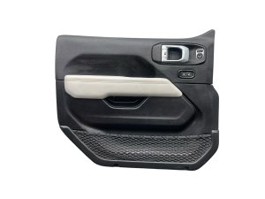 2018-2023 Jeep Wrangler Black Door Interior Trim Panel - Front, Left (Driver) (Used OEM)