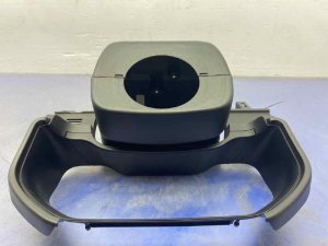 2017-2022 Ford F-550 Super Duty Ebony (Black) Instrument Cluster Bezel with Steering Column Housing (Used OEM)
