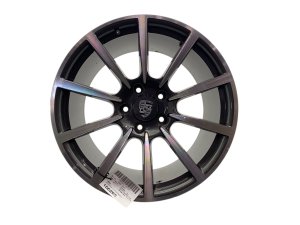 2012-2016 Porsche 911 Gray 20x11 10-Spoke Titanium Alloy Wheel - Rear (Used OEM)