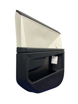2024-2025 Tesla Cybertruck Black Door Interior Trim Panel - Rear, Left (Driver) (Used OEM)