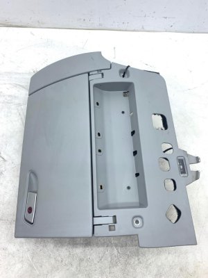 2011-2014 Audi A8 Gray Glove Box Storage Compartment with DVD Changer - Front (Used OEM)