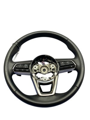 2025 Mazda CX-70 Black Heated Leather Steering Wheel with Controls and Paddle Shifters (Used OEM)