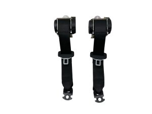 2017-2024 Maserati Levante Black Seat Belt Retractor Set - Rear, Right (Passenger) (Used OEM)