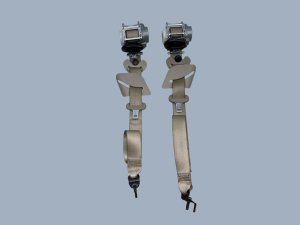 2020-2024 Lincoln Aviator Tan 2nd Row Seat Belt Retractor Assembly Set - Rear, Left (Driver) (Used OEM)