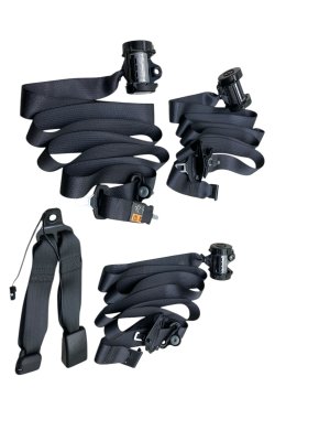 2024-2025 GMC Acadia Black 3rd Row Seat Belt Assembly Set - Rear, Left (Driver) (Used OEM)