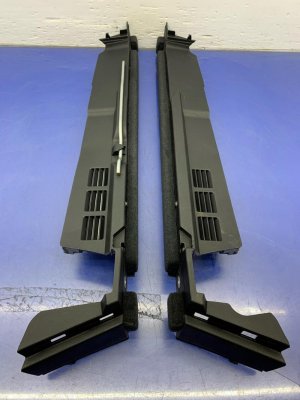 2019-2023 Porsche Cayenne Black Trunk Hatch Mount Cover Trim Panel Set (Used OEM)