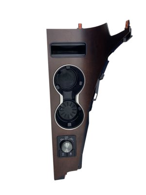 2016-2022 Lexus RX450h Brown Center Cup Holder Assembly with Drive Mode Selector - Front (Used OEM)