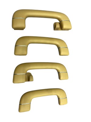 2021-2024 Genesis GV80 Tan Front and Rear Interior Overhead Grab Bar Handle Set (Used OEM)