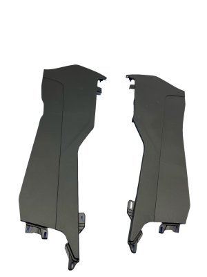 2022-2024 Mitsubishi Outlander Black Center Console Lower Side Trim Panel Set (Used OEM)
