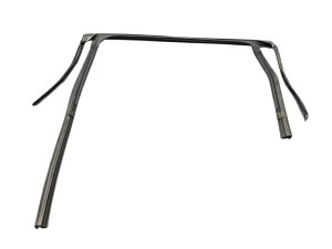 2024-2025 Lincoln Nautilus Chrome Door Weatherstrip Seal with Chrome Trim - Rear, Right (Passenger) (Used OEM)