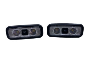 2019-2023 Lincoln Nautilus Ebony (Black) Interior Roof Overhead Dome Reading Lamp Set - Rear (Used OEM)