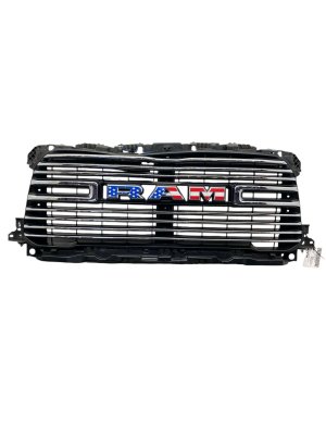 2019-2024 Ram 3500 Chrome Upper Grille with Billet Inserts - Front (Used OEM)