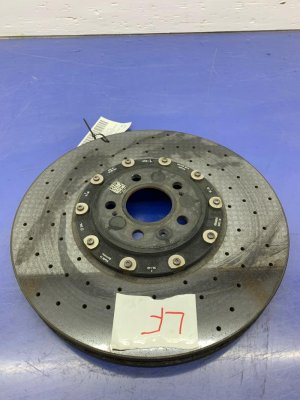 2019-2025 Audi S6 Carbon Ceramic Composite Disc Brake Rotor - Front, Left (Driver) (Used OEM)