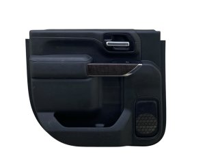 2020-2023 GMC Sierra 2500 HD Black Door Interior Trim Panel - Rear, Left (Driver) (Used OEM)
