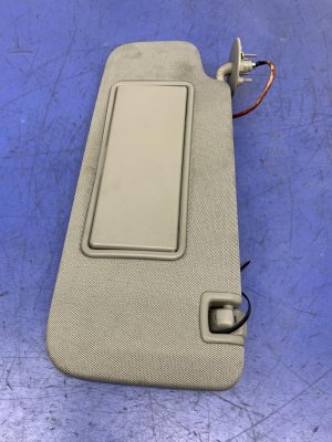 2013-2019 Cadillac ATS Gray Illuminated Sun Visor - Front, Left (Driver) (Used OEM)