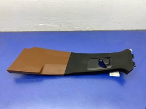 2011-2018 Porsche Cayenne Black Upper and Lower B-Pillar Interior Trim Panel Set - Left (Driver) (Used OEM)