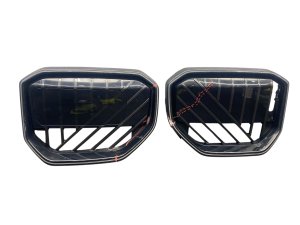 2025-2026 BMW X3 Black Bumper Grille Trim Set - Front (Used OEM)