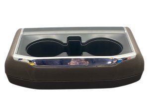 2021-2025 Ford F-150 Console Center Floor Cupholder Trim Panel Assembly - Rear (Used OEM)
