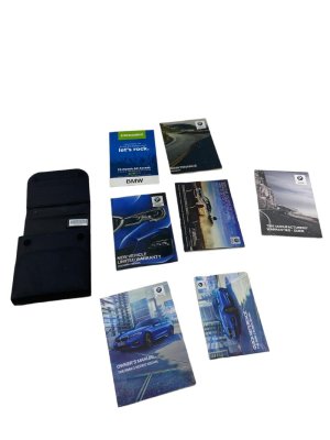 2019-2022 BMW 320i Black Owners Manual with Holding Booklet (Used OEM)