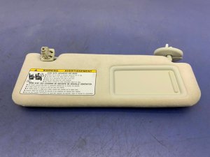 2018-2022 Lexus LS500 Beige Ultrasuede Sun Visor - Front, Right (Passenger) (Used OEM)
