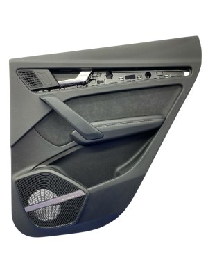 2021-2024 Audi SQ5 Black Door Interior Trim Panel - Rear, Right (Passenger) (Used OEM)