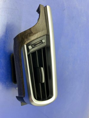 2020-2022 Kia Telluride Outer Air Vent Grille with Wood Trim - Front, Left (Driver) (Used OEM)