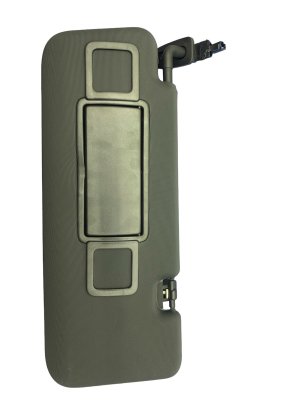 2023-2025 Dodge Hornet Black Illuminated Sun Visor with Garage Door Opener - Front, Left (Driver) (Used OEM)