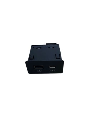 2022-2024 Mitsubishi Outlander Front Dual USB Charger Port Assembly (Used OEM)