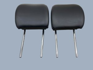2023-2025 Kia Telluride Black Seat Power Nappa Leather Headrest Set - Front, Left (Driver) (Used OEM)