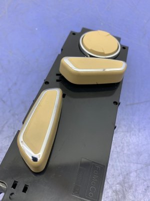 2015-2020 Ford F-150 Tan Power Seat Adjustment Control Switch - Front (Used OEM)