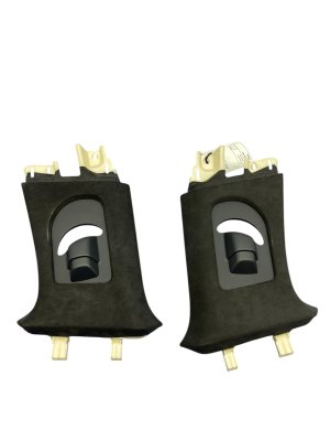 2022-2025 Lucid Air Black Upper B-Pillar Trim Panel Covers (Used OEM)