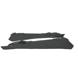 2019-2024 Ford Edge Ebony (Black) Center Console Lower Cover Panel Set - Front (Used OEM)