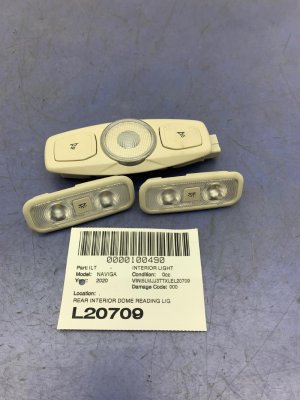 2018-2024 Lincoln Navigator Interior Dome Reading Light Set - Rear (Used OEM)